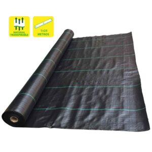 WEED CONTROL NETTING BLACK 100GR 1X25M SUNGARDEN